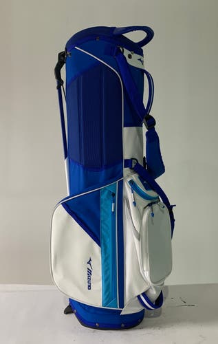 Mizuno BR-D3 Stand Bag Blue White 4-Way Divide Dual Strap Golf Bag NEW