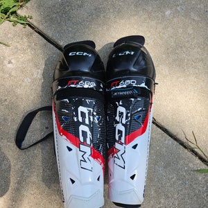 Senior CCM Jetspeed FT680 16" Shin Pads (Used)