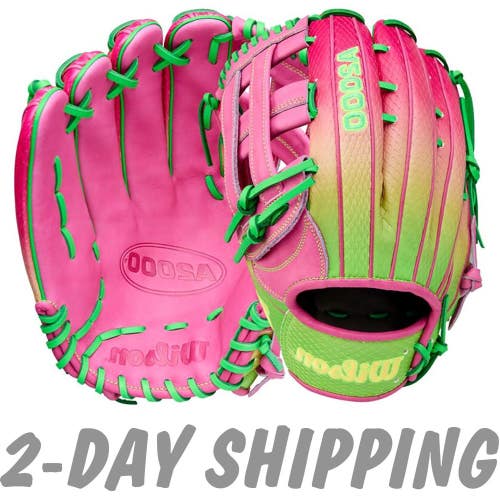 NEW | Wilson A2000 Omaha Series 1777SS Cherry LImeade 12.75" LHT Outfield Glove Ltd Ed | FAST SHIP