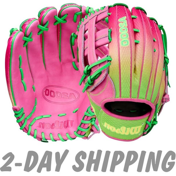 NEW | Wilson A2000 Omaha Series 1777SS Cherry LImeade 12.75" LHT Outfield Glove Ltd Ed | FAST SHIP