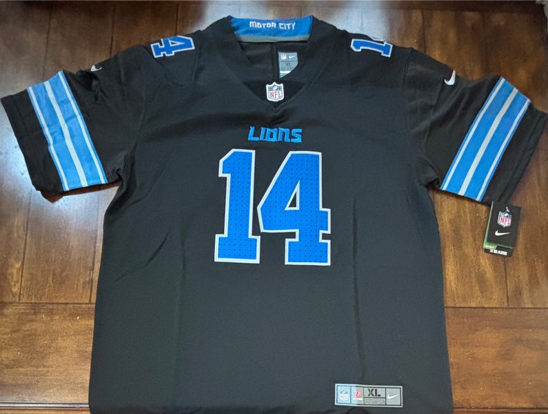 Detroit Lions Amon-Ra St. Brown Black Jersey Adult XL New With Tags