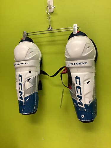 Used CCM NEXT SHIN GUARD Junior Shin Guards White 12" 11686-S000045640