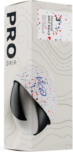 Vice Golf Pro Golf Balls (Drip Red/Blue, 3pk) 1 Sleeve 2025 NEW