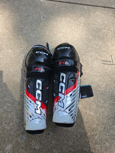 Junior CCM Jetspeed FT6 12" Shin Pads (Used)