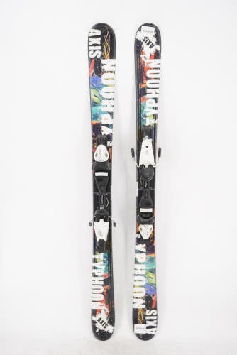 Axis Typhoon Twin Tip Junior Skis with Bindings - 135 cm Used