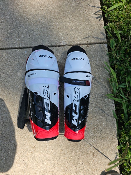 Junior CCM Jetspeed FT485 11" Shin Pads (Used)