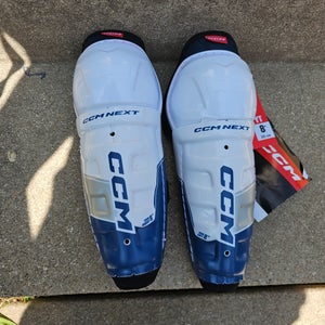 Youth CCM Next 8" Shin Pads (New)