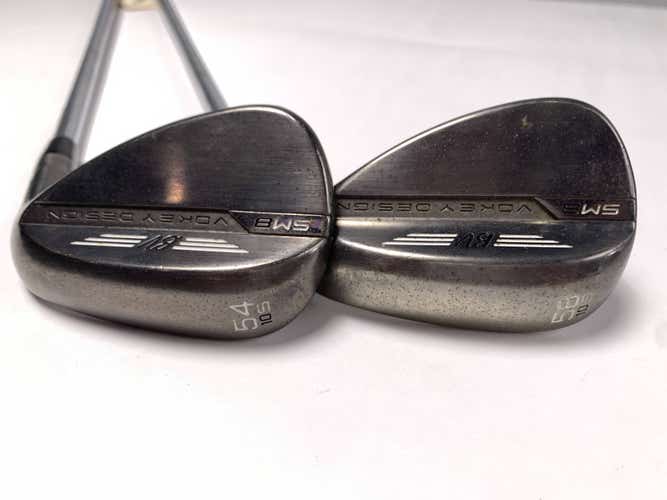 Titleist Vokey SM8 Brushed Steel Wedge Set 54* 10 | 58* 10 Youth Steel Junior RH