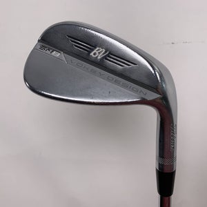 Titleist Vokey SM8 Tour Chrome Gap Wedge GW 48* 10 F-Grind Wedge Steel Mens RH