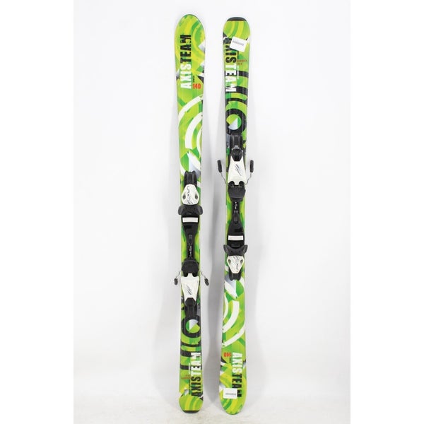 Axis Team Synflex Junior Skis with Bindings - 140 cm Used
