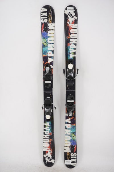 Axis Typhoon Twin Tip Junior Skis with Bindings - 135 cm Used