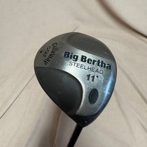 Women's Callaway Big Bertha Steelhead Right Handed Driver Ladies Flex 11 Loft (Used)