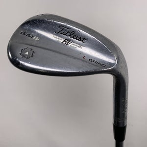 Titleist Vokey SM6 Tour Chrome Lob Wedge LW 60* 4 L-Grind AMT Tour S200 Mens RH