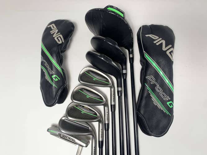 Ping Prodi G Club Set Driver 3W 4H 6-PW SW Putter Black Dot Prodi G Junior RH HC