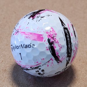 TaylorMade SpeedSoft Ink Pink Golf Balls, 15 Near Mint Used/Recycled