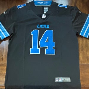 Detroit Lions Amon-Ra St. Brown Black Jersey Adult Large New With Tags