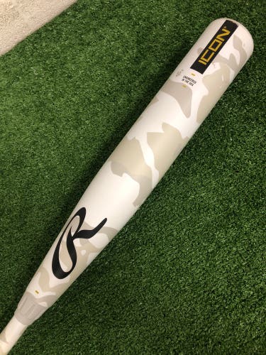 2025 Rawlings Icon Composite Bat USSSA Certified (-8) Composite 23 oz 31" (Used)