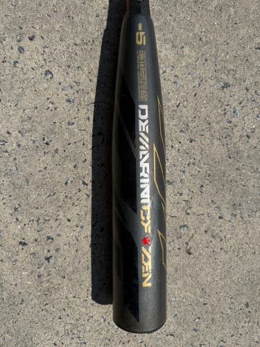 2019 DeMarini CF Zen Composite USSSA Certified Bat (-5) 25 oz 30" (Used)