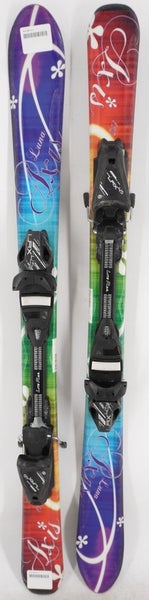 Axis Luna Kids Skis with Bindings - 110 cm Used