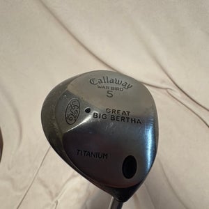 Callaway Big Bertha Warbird Right Handed Fairway Wood Ladies Flex 5 Wood (Used)