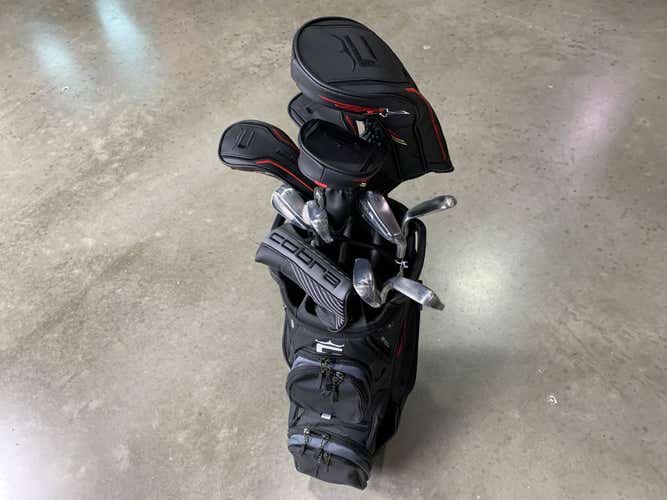 Cobra Air X 2023 Club Set Driver 3W 4H-5H 6-PW SW Putter Senior RH HC +Bag