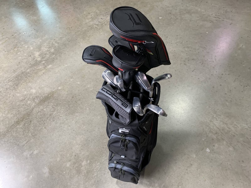 Cobra Air X 2023 Club Set Driver 3W 4H-5H 6-PW SW Putter Senior RH HC +Bag