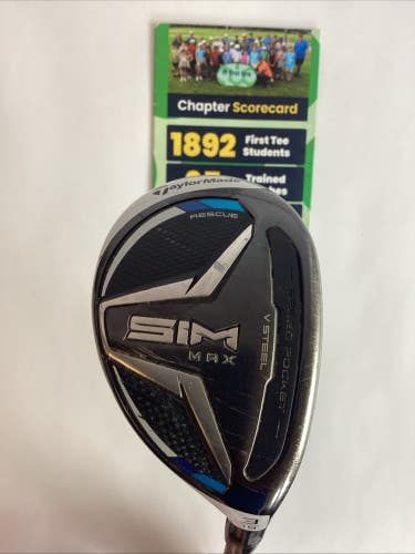 TaylorMade Sim Max Rescue 3-Hybrid 19* With Ventus 7-S Stiff Graphite Shaft