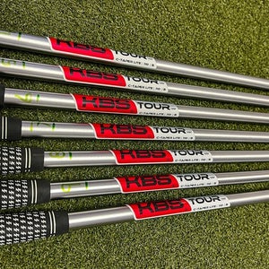 Used KBS C-Taper Lite 110g 4-PW Stiff Flex Steel Iron Set Shafts