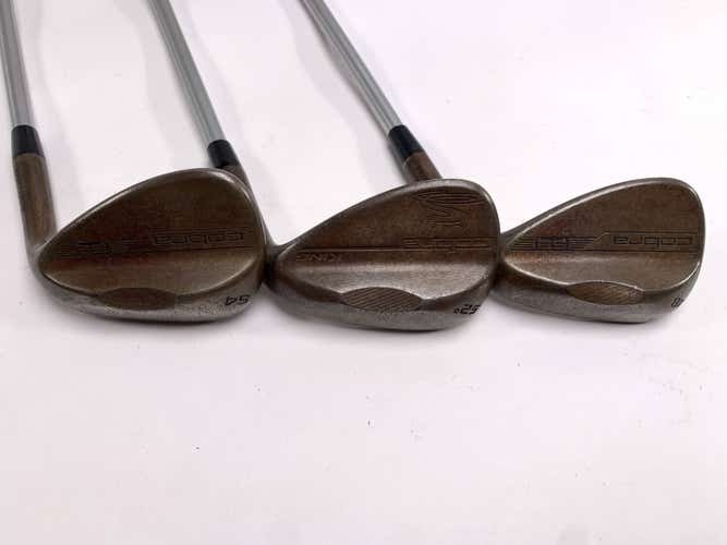 Cobra KING SB Tour Raw 2023 Wedge Set 48* | 52* | 54* KBS C-Taper 130 X-Stiff RH