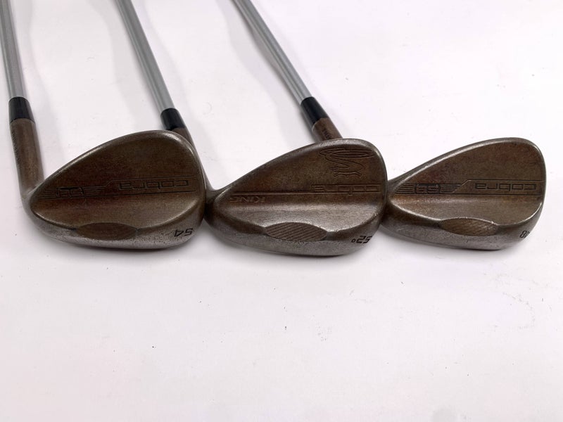 Cobra KING SB Tour Raw 2023 Wedge Set 48* | 52* | 54* KBS C-Taper 130 X-Stiff RH