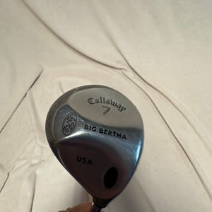 Men's Callaway Big Bertha Right Handed Fairway Wood Uniflex 7 Wood (Used)
