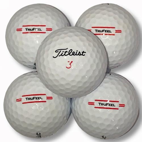 100 Premium AAA White Titleist TruFeel Used Golf Balls