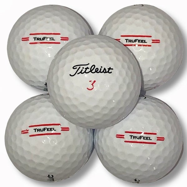 100 Premium AAA White Titleist TruFeel Used Golf Balls