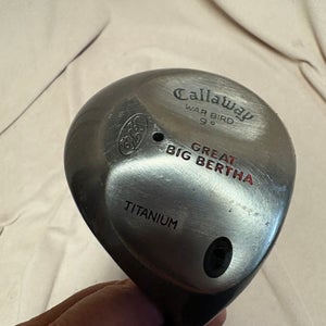 Unisex Callaway Biggest Big Bertha Right Handed Driver Regular Flex 9 Loft (Used)