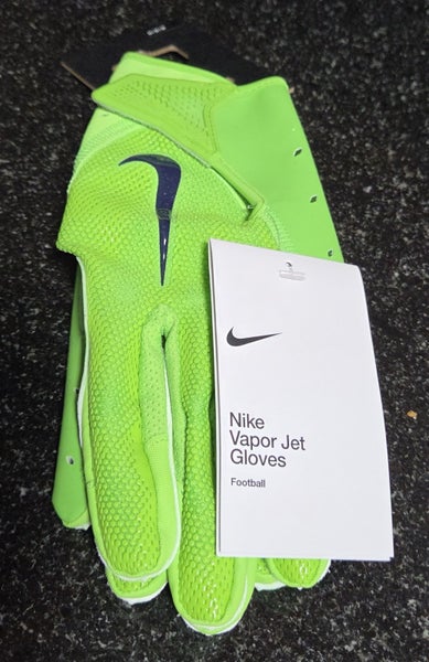 New adult medium Nike Vapor Jet 7.0 football skill Gloves grinch green/black