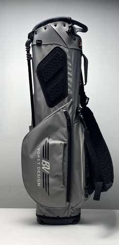 Titleist Players 4 Vokey Design Stand Bag Grey 4Way Divide Single Strap Golf Bag