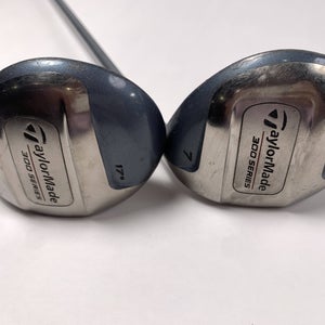 TaylorMade 300 3 & 7 Fairway Wood Set 17* 23* Lite L-60 Ladies RH