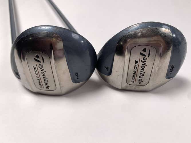 TaylorMade 300 3 & 7 Fairway Wood Set 17* 23* Lite L-60 Ladies RH