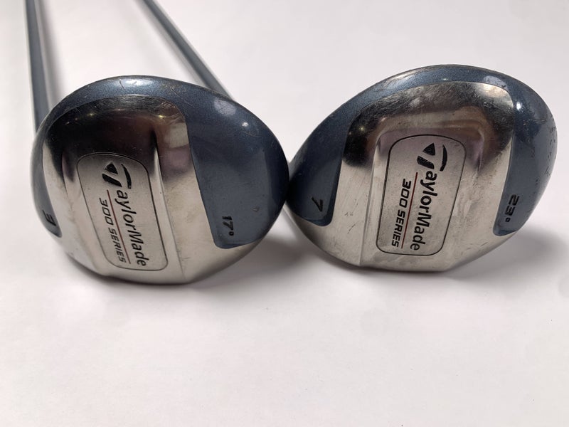 TaylorMade 300 3 & 7 Fairway Wood Set 17* 23* Lite L-60 Ladies RH