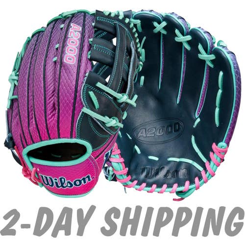 NEW | Wilson A2000 Omaha Series 1750SS Grape Flamingo 12.5" RHT Outfield Glove Ltd. Ed. | FAST SHIP