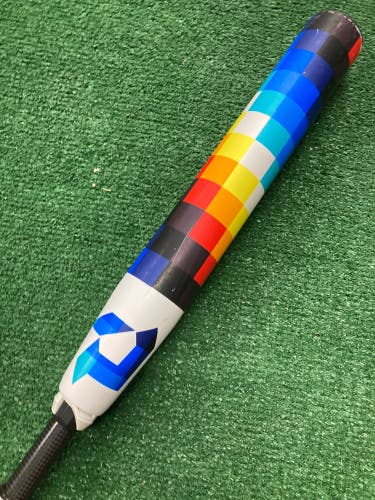 White 2023 DeMarini Prism+ Composite Bat (-10) Composite 20 oz 30" (Used)