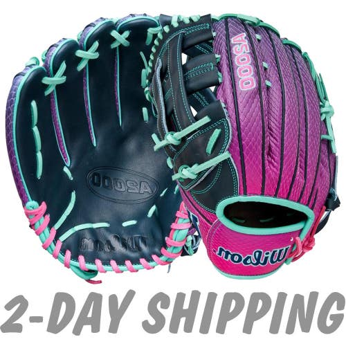 NEW | Wilson A2000 Omaha Series 1750SS Grape Flamingo 12.5" LHT Outfield Glove Ltd. Ed. | FAST SHIP