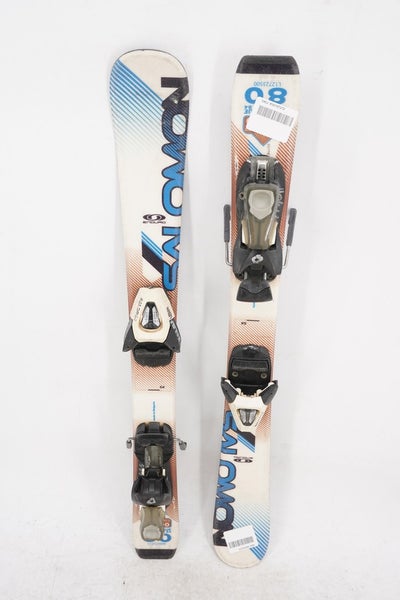 Salomon Enduro Jr 800 Kids Skis with Bindings - 80 cm Used