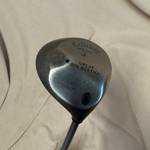 Callaway Great Big Bertha Warbird Right Handed Fairway Wood Ladies Flex 3 Wood (Used)