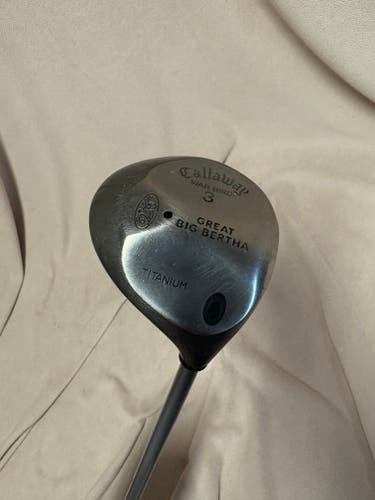 Callaway Great Big Bertha Warbird Right Handed Fairway Wood Ladies Flex 3 Wood (Used)