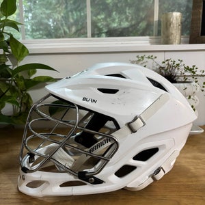 Warrior Burn White Helmet Adult Large