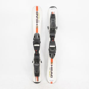 Head Supershape Team Kids Skis with Bindings - 77 cm Used