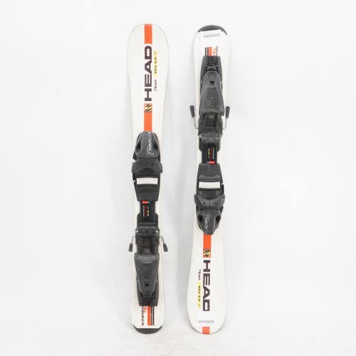 Head Supershape Team Kids Skis with Bindings - 77 cm Used