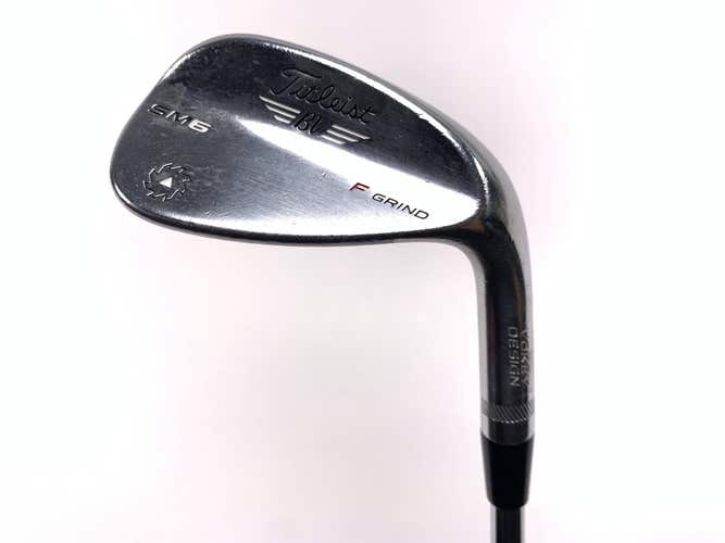Titleist Vokey SM6 Tour Chrome Sand Wedge SW 54* 14 Bounce F-Grind RH