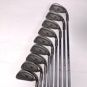 Ping Eye 2 Iron Set 2-PW Black Dot Karsten ZZ-Lite Stiff Steel Mens RH